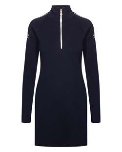 Dale of Norway Geilo Dress - Navy/Off White