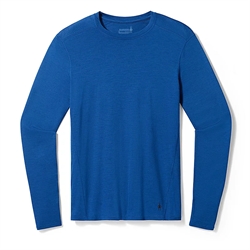 Smartwool Men's Classic All-Season Plant-Based Dye Merino Base Layer Long Sleeve 150g - Indigo Blue - Langærmet uldtrøje