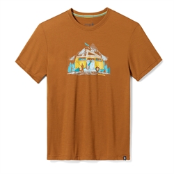 Smartwool Men's Everyday River Van Graphic Short Sleeve Tee - Fox Brown - T-shirt