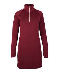 Dale of Norway Geilo Dress - Red/Off White