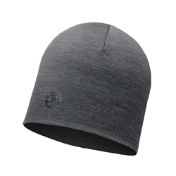 Buff Heavyweight Merino Wool Hat - Solid Grey