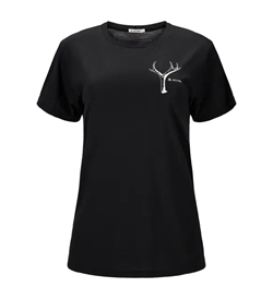 Aclima LightWool Classic Tee - Antler - Woman - Jet Black