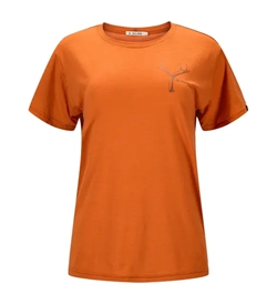Aclima LightWool Classic Tee - Antler - Woman - Apricot Orange