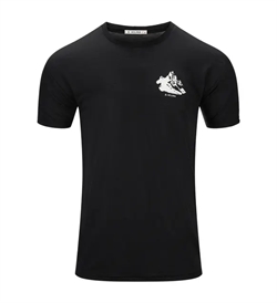 Aclima LightWool Classic Tee Mountain - Men - Jet Black