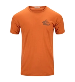 Aclima LightWool Classic Tee Mountain - Men - Apricot Orange