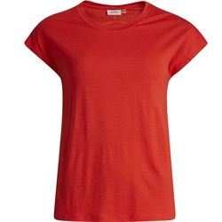 Lundhags Gimmer Merino Lt Womens Top - Lively Red - T-Shirt