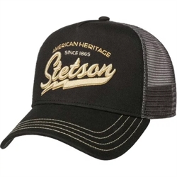 Stetson American Heritage Since 1865 Trucker Cap - Black