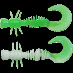 Berkley Powerbait Power Curly 5,5 cm Spring Green/White