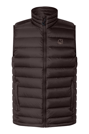 Nordisk Harald Dun Vest Mens - Black Coffee - Dunvest