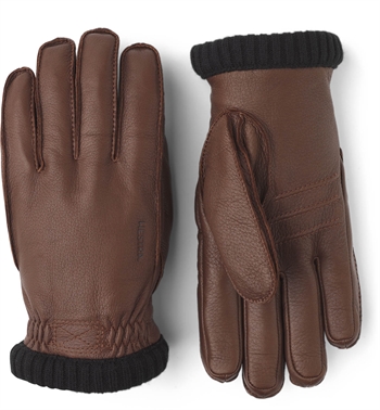 Hestra Deerskin Primaloft Rib - Chocolate