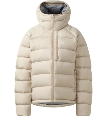 Haglöfs Rosson Down Hood Jacket - Women - Chalk Beige 
