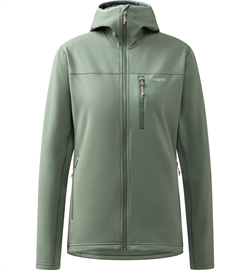 Haglöfs Rosson Mid Hood Women - Chlorophyll Green - Fleecetrøje
