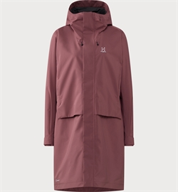 Haglöfs Aria Proof Parka Women - Misty Mauve - Lang Skaljakke