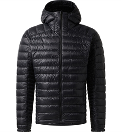 Haglöfs L.I.M Down II Hood Men - True Black - Dunjakke 