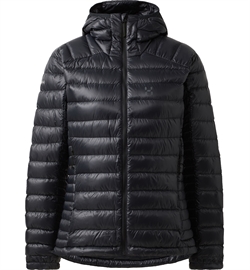 Haglöfs L.I.M Down II Hood Women - True Black - Dunjakke 