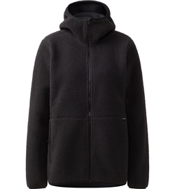 Haglöfs Funäs Pile Hood Women - True Black - Fleecetrøje