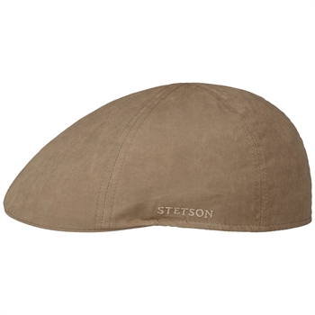 Stetson Duck Cap i oilskin - Beige