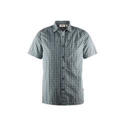 Fjällräven Seersucker Shirt SS Men - Dusk - Kortærmet skjorte