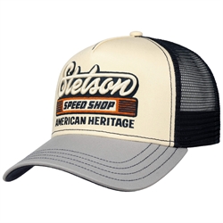 Stetson Trucker Cap Speed Shop - Grey/Yellow