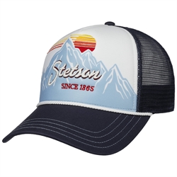 Stetson Trucker Cap - Alpine Sunset - Navy/ Ecru 
