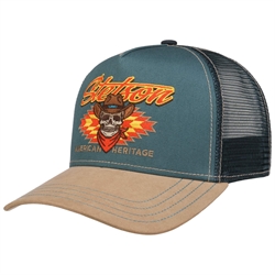 Stetson Trucker Cap - Cowboy - Teal Beige