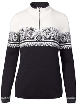 Dale of Norway Moritz Feminine Sweater - Black/Off White
