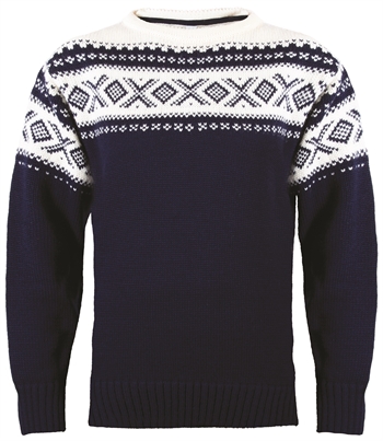Dale of Norway Cortina Unisex Sweater - Navy/Off-White 