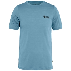 Fjällräven Abisko Wool Logo SS T-shirt - Dawn Blue