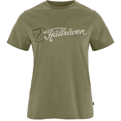 Fjällräven Archive logo T-shirt Women - Green
