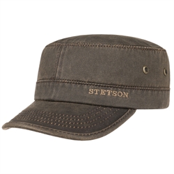 Stetson Army Cap i oilskin