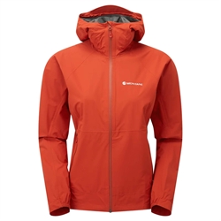 Montane Minimus Lite Waterproof Jacket Womens - Saffron Red