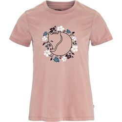 Fjällräven - Fjällblomster Fox T-shirt Woman - Chalk Rose