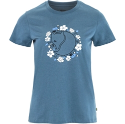 Fjällräven - Fjällblomster Fox T-shirt Woman - Dawn Blue