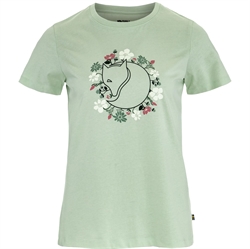 Fjällräven - Fjällblomster Fox T-shirt Woman - Soft Jade