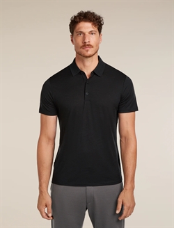 Icebreaker - Men´s Merino Tech Lite Polo - Black
