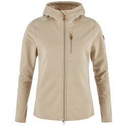 Fjällräven Keb Fleece Hoodie Women - Fossil