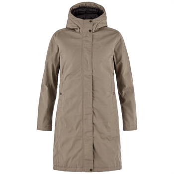 Fjällräven Kiruna Hydratic Padded Parka Women - Suede Brown