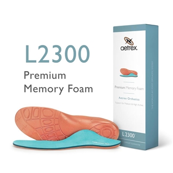 Aetrex Premium Memory Foam Insole L2300 Man Indlægssål 