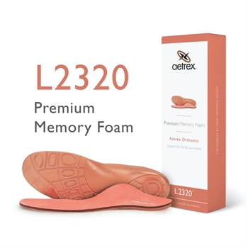 Aetrex Premium Memory Foam Insole L2320 Woman Indlægssål 