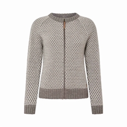 Fuza Wool Liv Cardigan Woman - Brown
