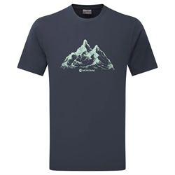 Montane Men's Dual Mountain T-Shirt - Eclipse Blue