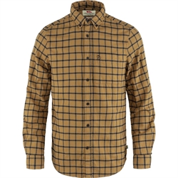 Fjällräven Övik Flannel Shirt Men - Buckwheat Brown/Dark Navy
