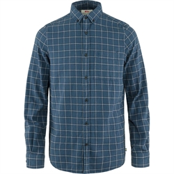 Fjällräven Övik Flannel Shirt Men - Indigo Blue/Flint Grey