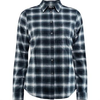 Fjällräven Övik Flannel Shirt Women - Dark Navy