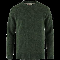 Fjällräven Övik Rib Sweater Men - Deep Forest - Herre uldstrik