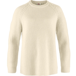 Fjällräven Övik Rib Sweater Women - Chalk White