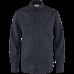 Fjällräven Övik Travel Shirt LS Men - Dark Navy