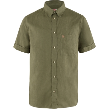 Fjällräven Övik Travel SS Men - Green - Kortærmet skjorte
