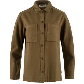 Fjällräven Singi Flannel Overshirt Women - Wood Brown