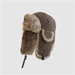 MJM Trapper 32 Recycled Taslan/Faux Fur - Brown/Hare - Pelshue